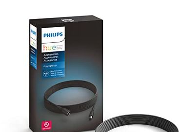 Philips Hue 16-Foot Extension Cable for Philips Hue Play Light Bar, Black - 1 Pack - Power Supply Not Included $21.99 (Reg $36.94)