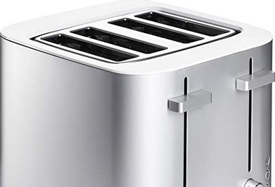 ZWILLING Enfinigy 4-Slice Cool Touch Toaster - Extra Wide 1.5" Bagel Slot, 7 Toast Settings, Reheat, Cancel, Defrost - Silver $150.1 (Reg $159.99)