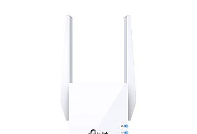 TP-Link AX1500 WiFi Extender Internet Booster (RE505X) - WiFi 6 Range Extender Covers up to 1,500 Sq.ft and 25 Devices, Dual Band, Up to 1.5Gbps Speed, AP Mode w/Gigabit Port, APP Setup $62.97 (Reg $69.98)