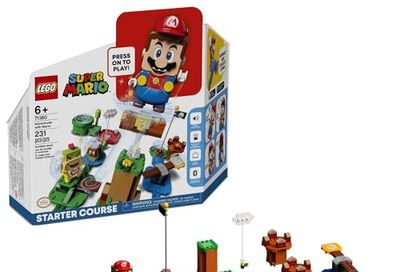 LEGO Super Mario Adventures with Mario Starter Course Set, Buildable Toy Game, Birthday Gift for Super Mario Bros. Fans and Kids Ages 6 and Up with Interactive Mario Figure and Bowser Jr., 71360 $34.93 (Reg $74.99)