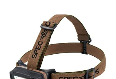 Spec Ops Tools Rechargeable LED Headlamp with Removable Light, 280 Lumens, Waterproof, Adjustable Headband, 2 Light Modes, 3% Donated to Veterans, Tan/Black $21.1 (Reg $33.99)