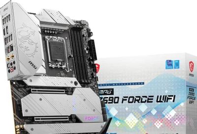 MSI Z690 Force WiFi Gaming Motherboard (ATX, 12th Gen Intel Core, LGA 1700 Socket, DDR5, PCIe 4, CFX, M.2 Slots, Wi-Fi 6E) $288.97 (Reg $337.40)
