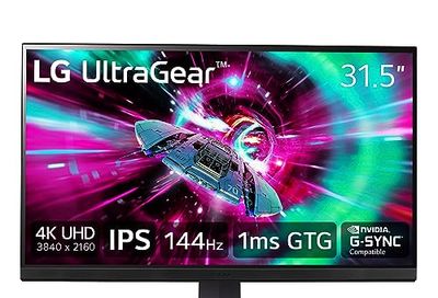 LG Ultragear 32GR93U 32" UHD(3840X2160) 4K Gaming Monitor with 144Hz Refresh Rate, 1ms (GtG), DCI-P3 95% (Typ.), VESA DisplayHDR 400, AMD FreeSync Premium, NVIDIA G-SYNC Compatible, Black $699.99 (Reg $1049.99)