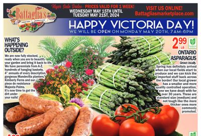 Battaglia's Marketplace Flyer May 15 to 21