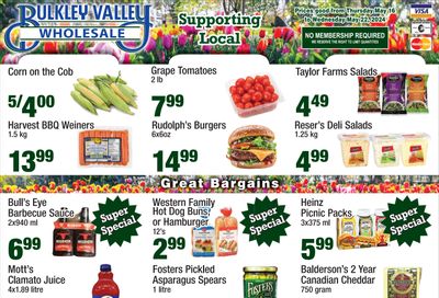 Bulkley Valley Wholesale Flyer May 16 to 22