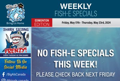 Big Al's (Edmonton) Weekly Specials May 17 to 23