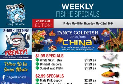 Big Al's (Mississauga) Weekly Specials May 17 to 23
