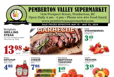 Pemberton Valley Supermarket Flyer May 19 to 25