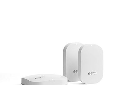 Amazon eero Pro mesh wifi system (1 eero Pro + 2 eero Beacons) $169.99 (Reg $399.99)