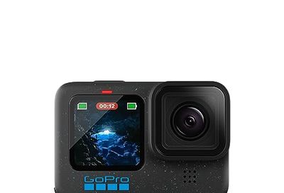 GoPro HERO12 Black - Waterproof Action Camera with 5.3K60 Ultra HD Video, 27MP Photos, HDR, 1/1.9" Image Sensor, Live Streaming, Webcam, Stabilization $479.99 (Reg $549.00)