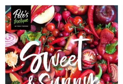 Pete's Fine Foods Summer Catalogue June 19 to August 31