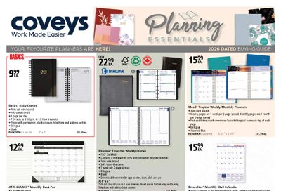 Covey Basics Planning Essentials Flyer July 1 to 31