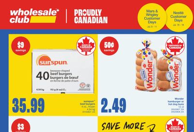 Wholesale Club (West) Flyer July 10 to 30