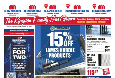 Timber Mart Flyer July 9 to 29