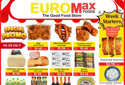 EuroMax Foods Bi-Weekly Flyer July 16 to 29