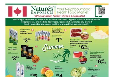 Nature's Emporium Bi-Weekly Flyer July 17 to 30