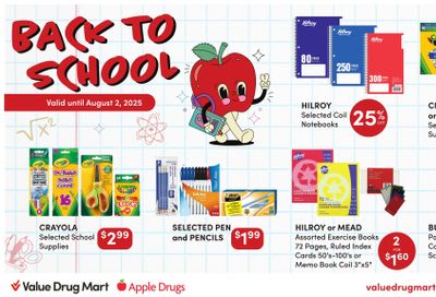 Apple Drugs Flyer July 20 to August 2