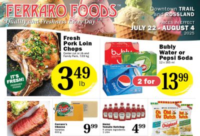 Ferraro Foods Bi-Weekly Flyer July 22 to August 4
