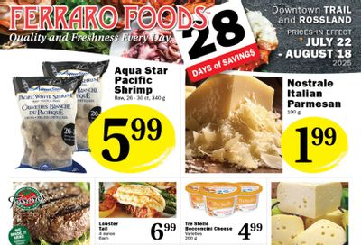 Ferraro Foods Monthly Flyer July 22 to August 18