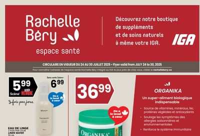 Rachelle Bery Health Flyer July 24 to 30