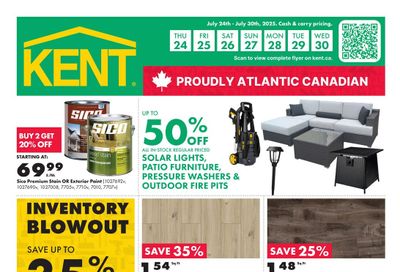 Kent Building Supplies Flyer July 24 to 30