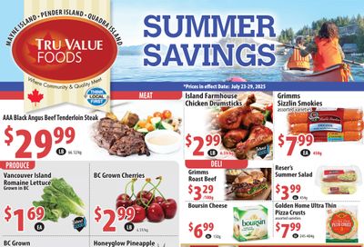 Tru Value Foods Flyer July 23 to 29