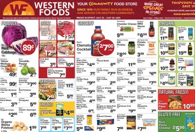 Western Foods Flyer July 23 to 29