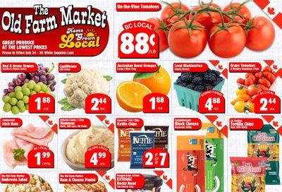 The Old Farm Market (Courtenay) Flyer July 24 to 30