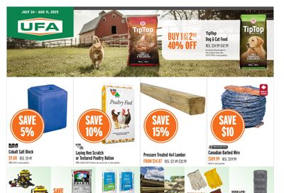 UFA Co-operative Limited Flyer July 24 to August 11