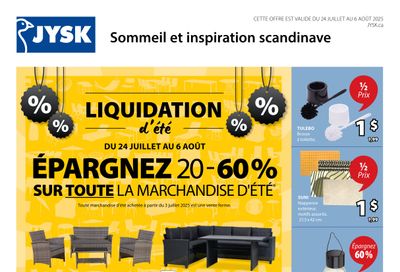 JYSK (QC) Flyer July 24 to August 6