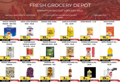 Fresh Grocery Depot Flyer July 24 to 30