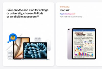 Apple Canada Back to School Offers: Education Savings Deal