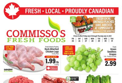 Commisso's Fresh Foods Flyer July 25 to 31