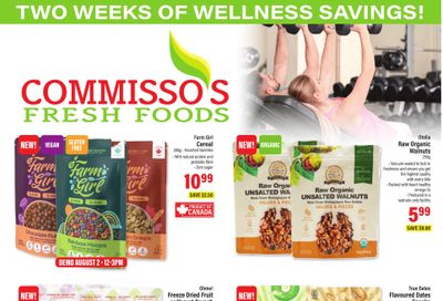 Commisso's Fresh Foods Wellness Flyer July 25 to August 7