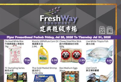 FreshWay Foodmart Flyer July 25 to 31