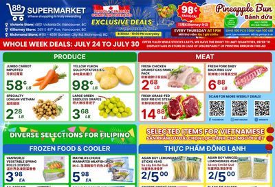 88 Supermarket Flyer July 24 to 30