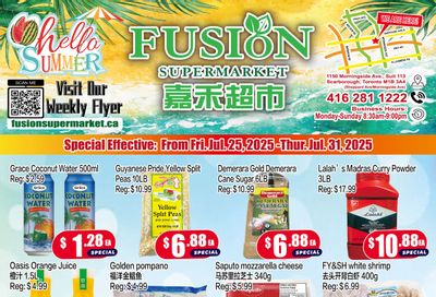 Fusion Supermarket Flyer July 25 to 31
