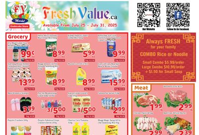 Fresh Value (Etobicoke) Flyer July 25 to 31
