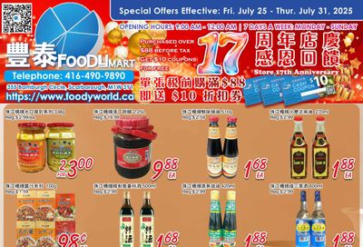FoodyMart (Warden) Flyer July 25 to 31