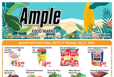 Ample Food Market (Brampton) Flyer July 25 to 31