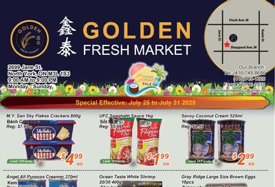 Golden Fresh Market Flyer July 25 to 31