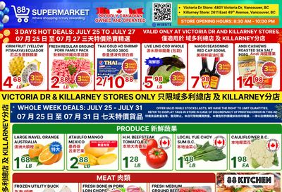 88 Supermarket Flyer July 25 to 31