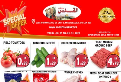 Al-Quds Supermarket Flyer July 25 to 31