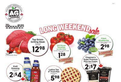 AG Foods Flyer July 25 to 31