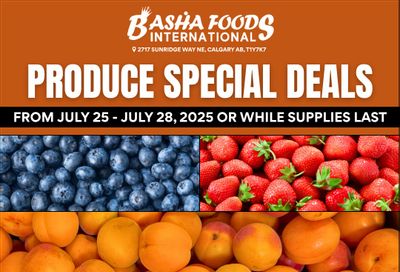 Basha Foods International Weekend Deals Flyer July 25 to 28