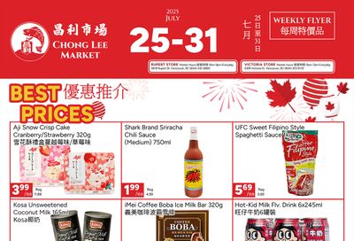 Chong Lee Market Flyer July 25 to 31
