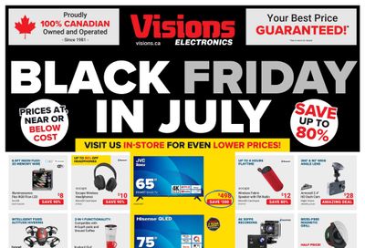 Visions Electronics Flyer July 25 to 31