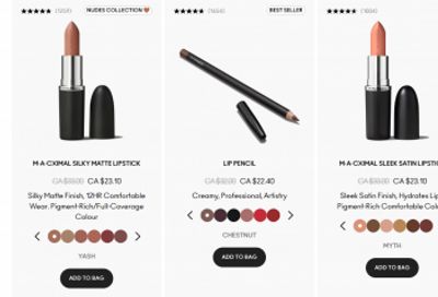 Mac Cosmetics Canada National Lipstick Day : 30% off Lip Products + Free Clutch When You Spend $125 or More