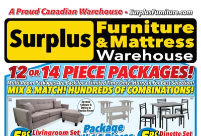 Surplus Furniture & Mattress Warehouse (S. ON) Flyer July 28 to August 10