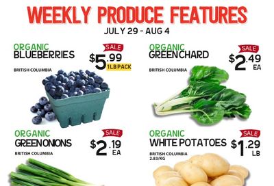 Pomme Natural Market Weekly Produce Flyer July 29 to August 4